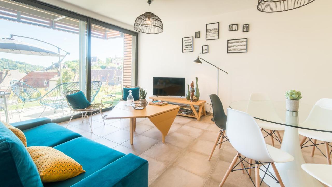 Apartamento Open Sun avec Jacuzzi Privatif et parking privé Sarlat Exterior foto